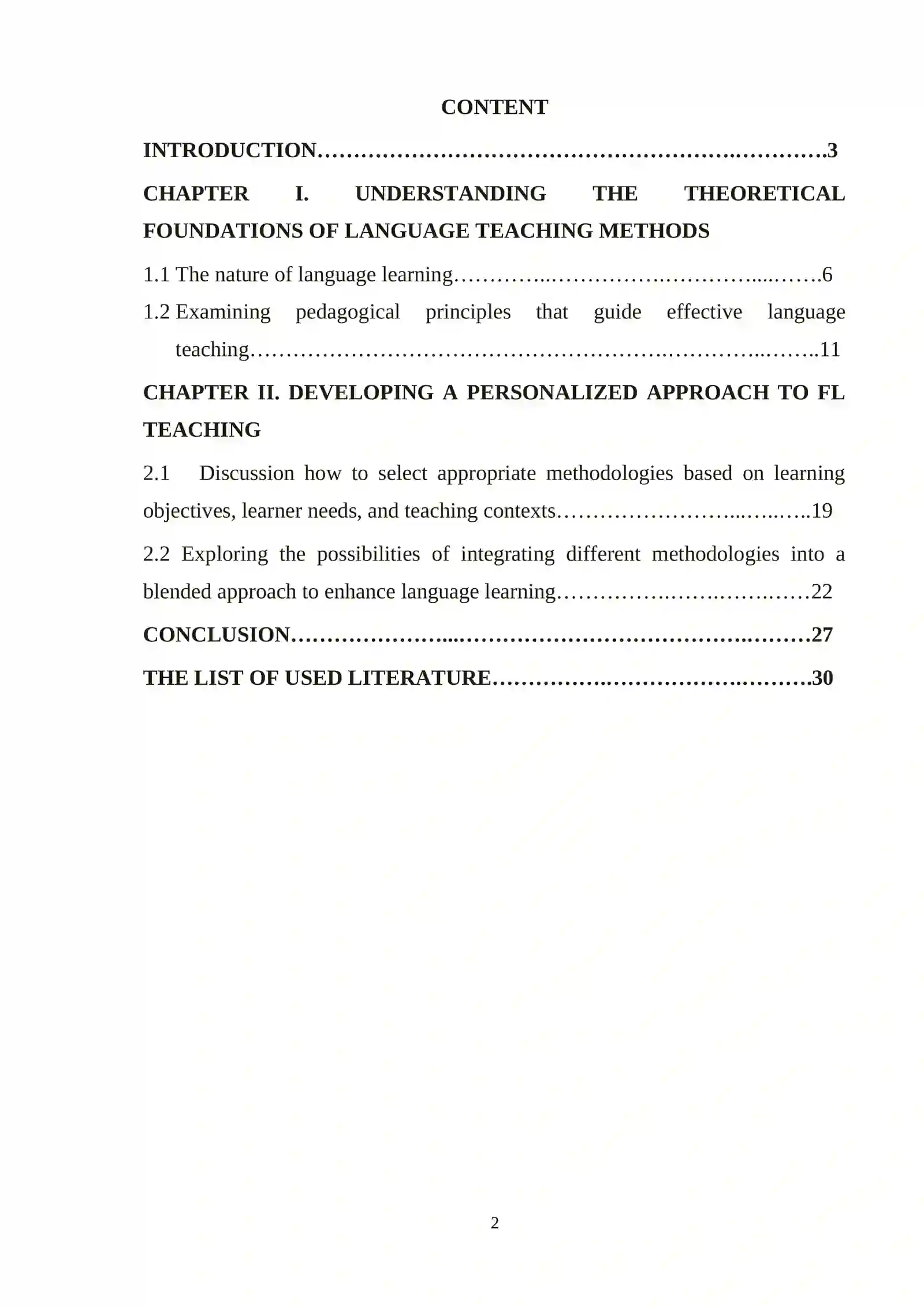METHODS AND PRINCIPLES TEACHING 2