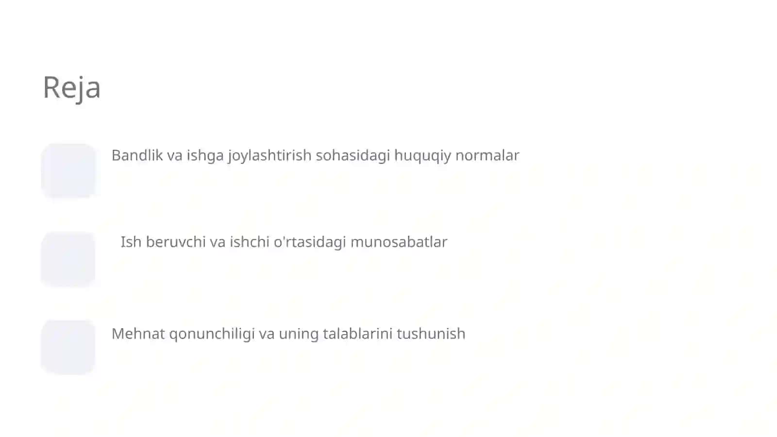 Bandlik va ishga joylashtirishni huquqiy tartibga solish 2