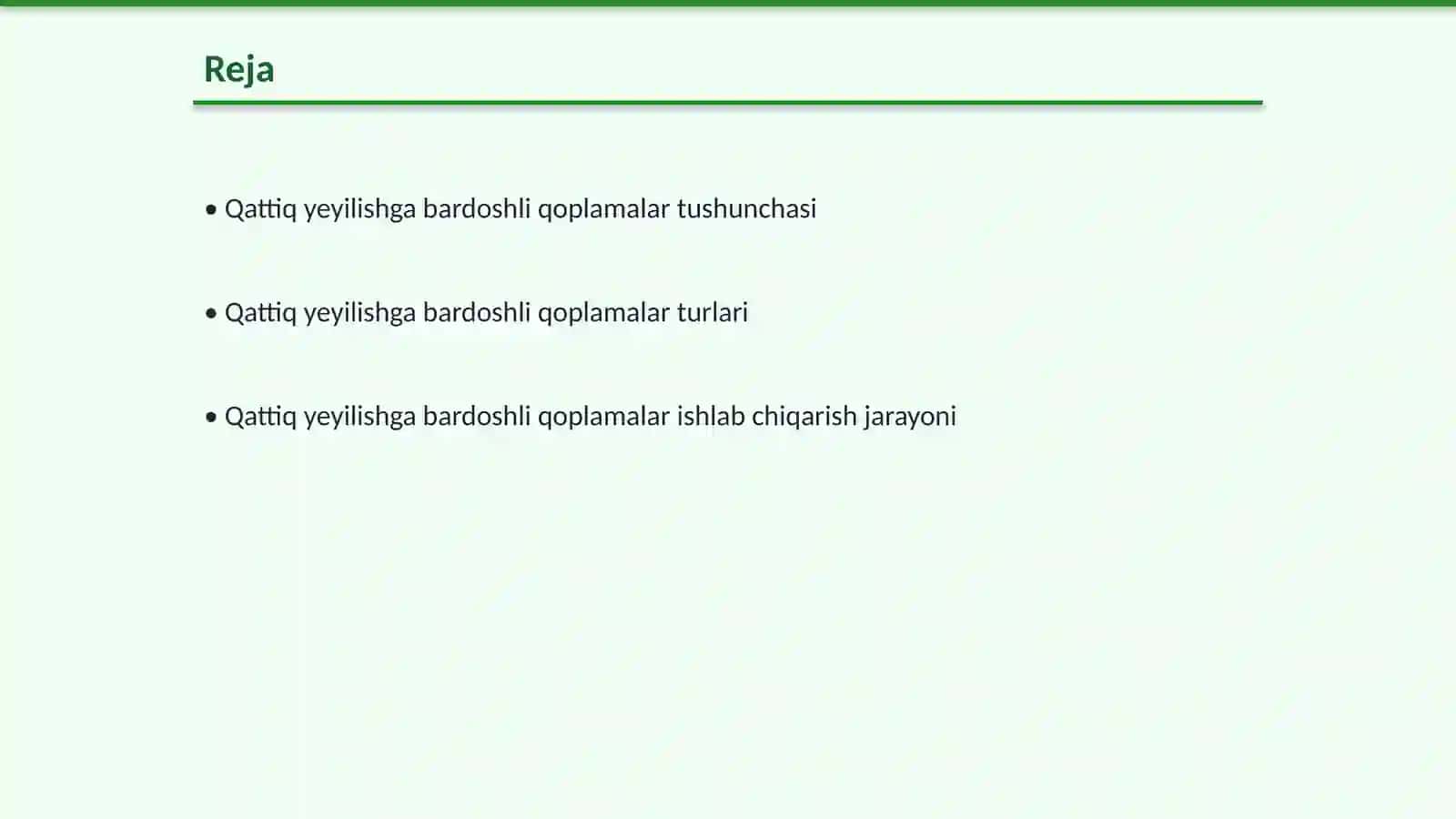 Qattiq yeyilishga bardoshli qoplamalar 2