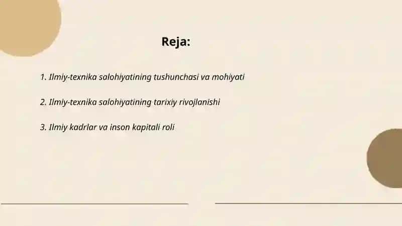 Ilmiy -texnika salohiyati va uning tarkibiy qismlari 2