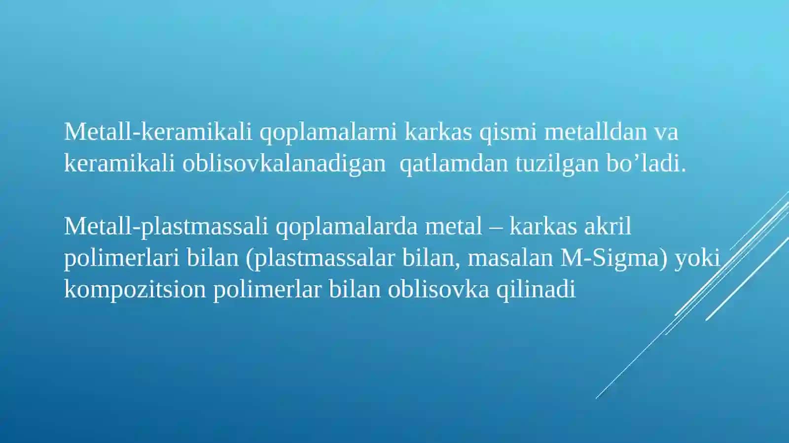 Qoplamalarning klinik-laborator bosqichlari 2