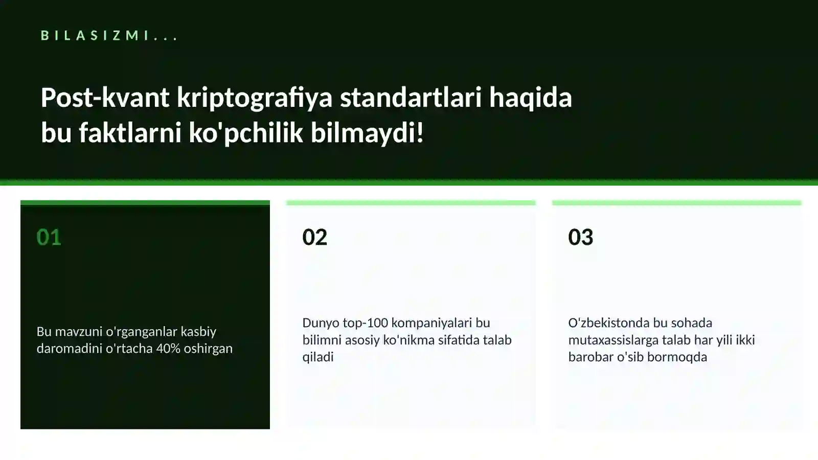 Post-kvant kriptografiya standartlari 2
