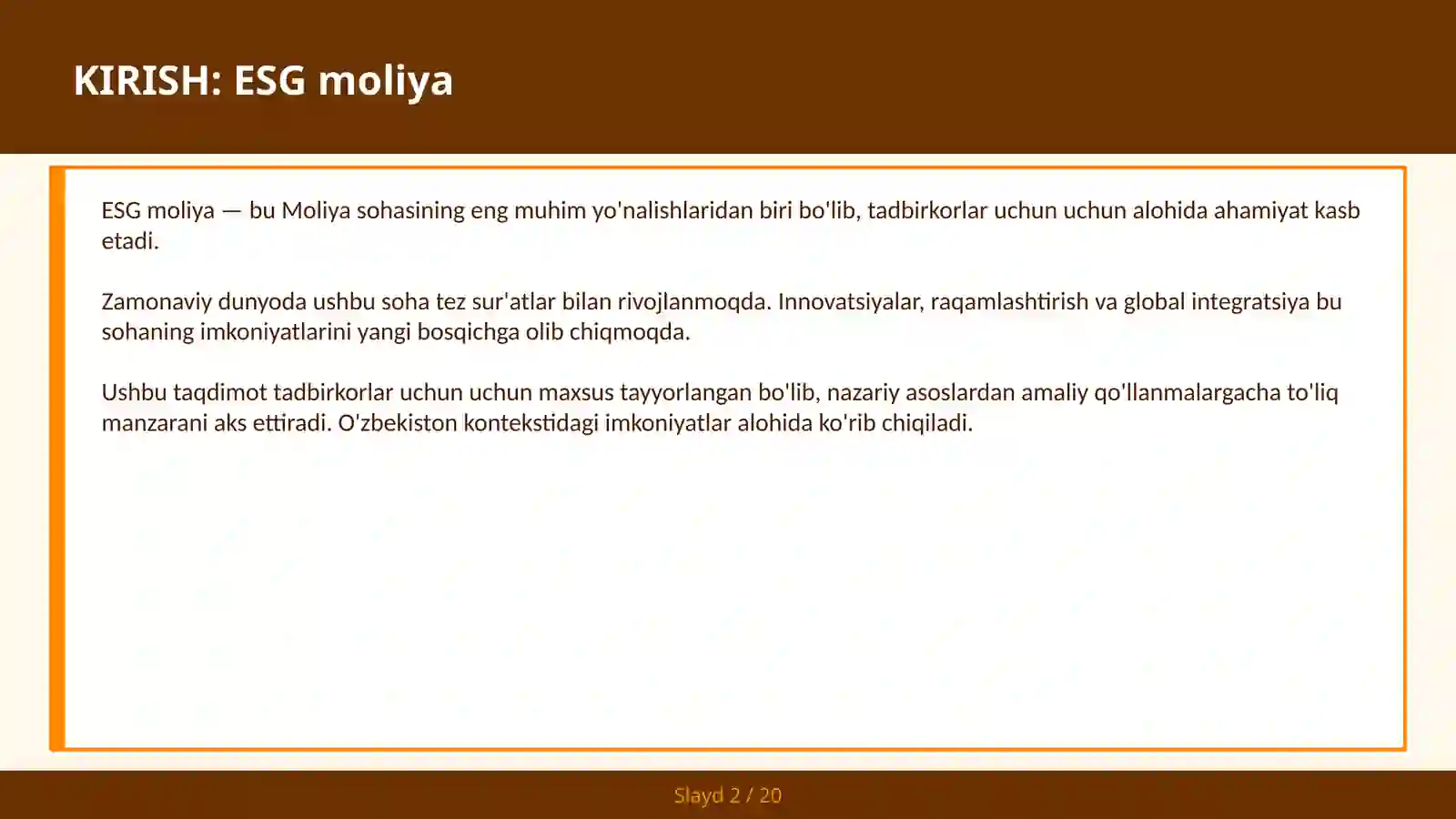 ESG MOLIYA 2