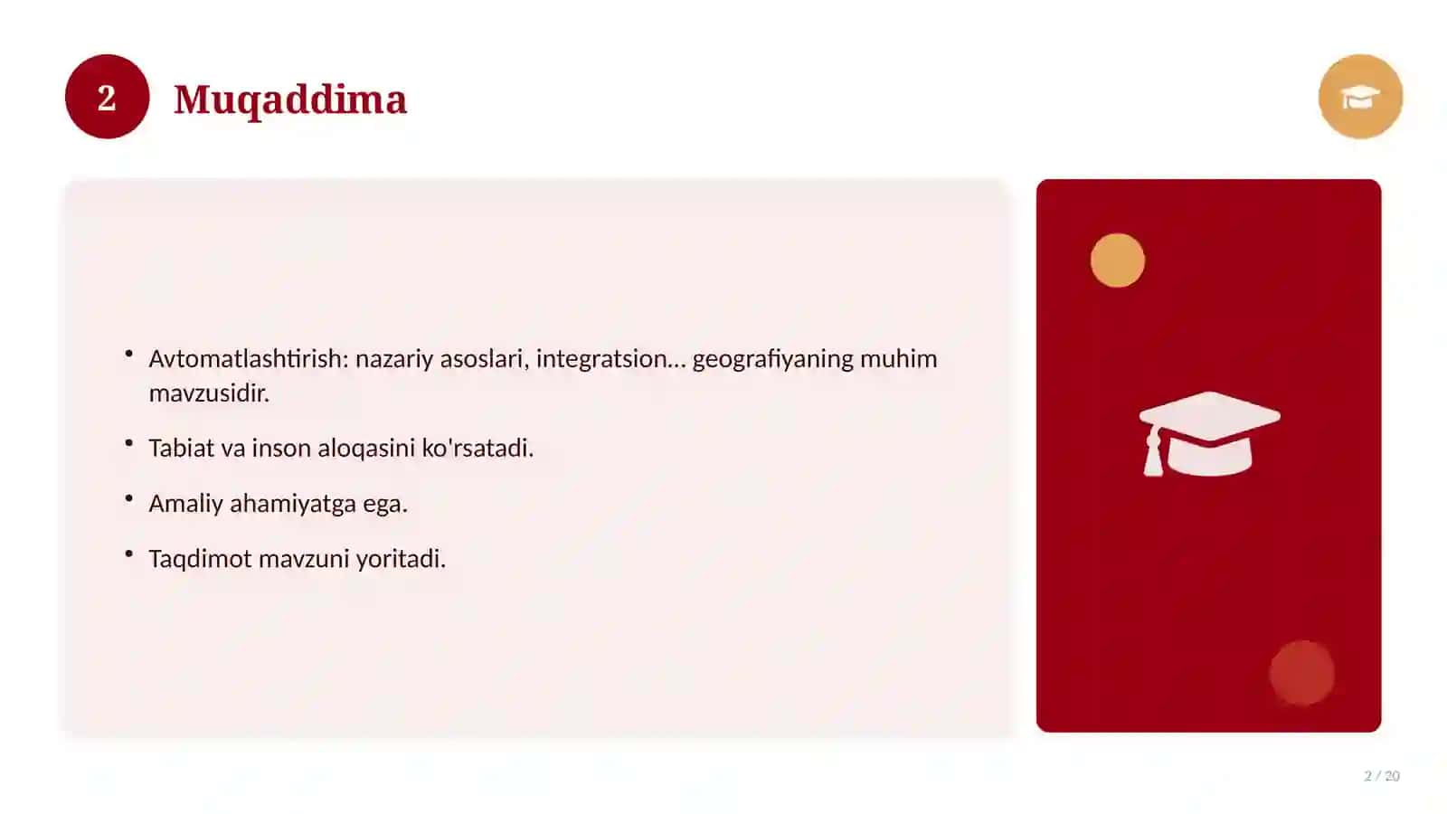 Avtomatlashtirish: nazariy asoslari, integratsion yondashuvda (Kurs ishi) 2