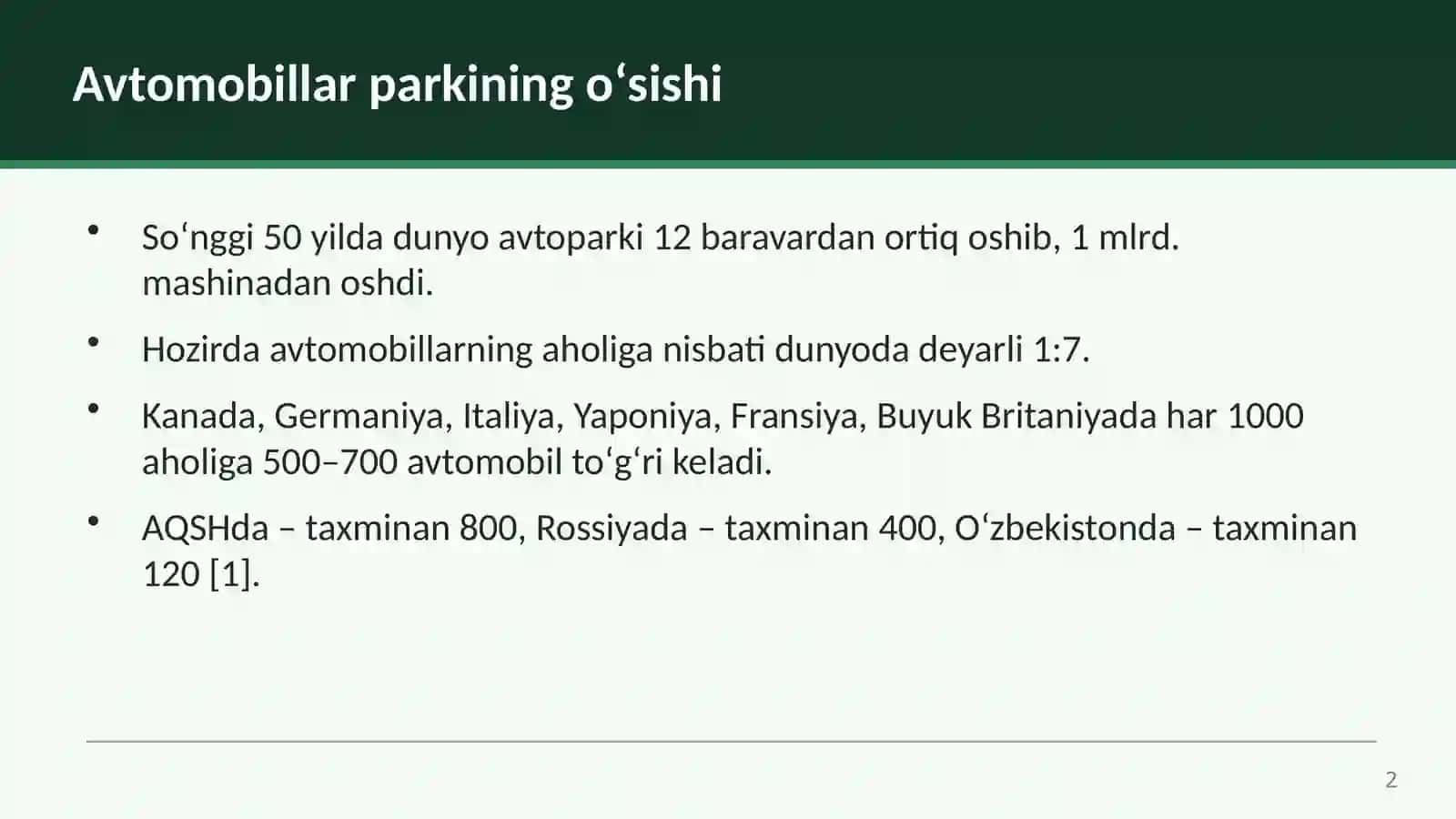 AVTOBENZINLARNING VA ULARNING DVIGATELDA YONISHINING ATROF-MUHITGA TA'SIRI 2