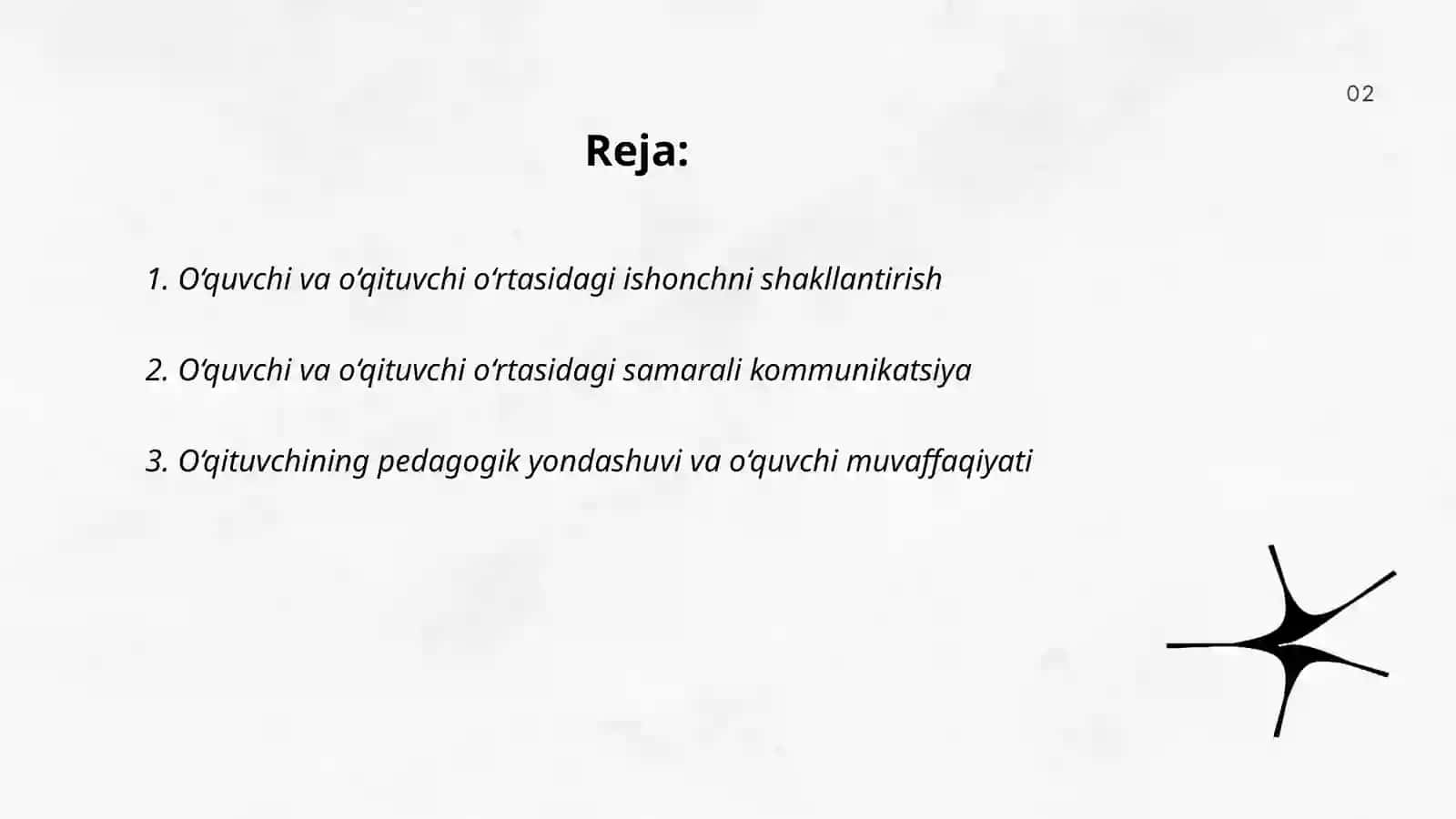 O‘quvchi va o‘qituvchi munosabati 2