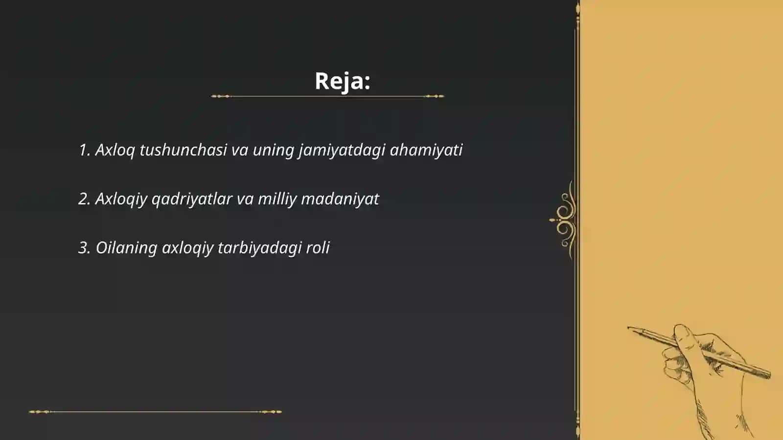 Axloq va uning jamiyat hayotidagi tutgan oʻrni 2
