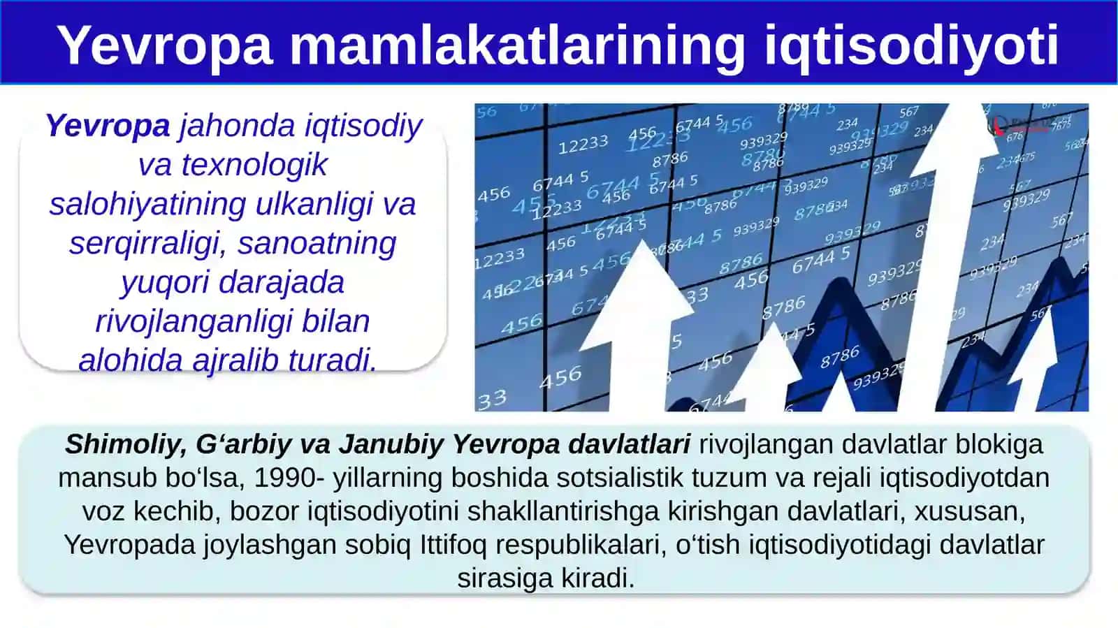 Yevropa mamlakatlarining iqtisodiyoti 2
