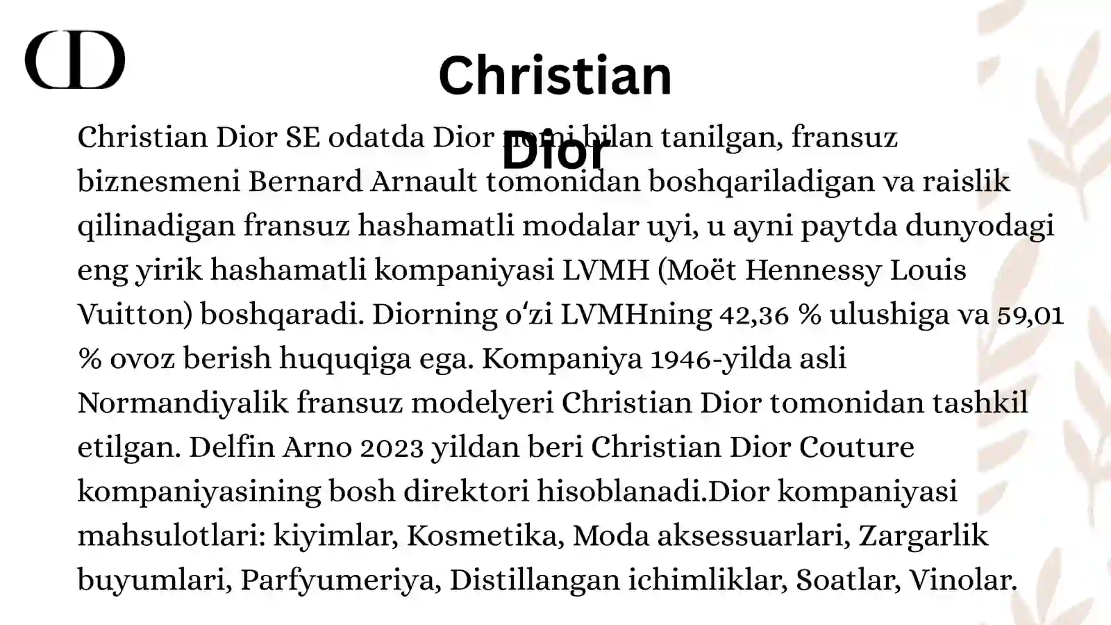 DIOR 2