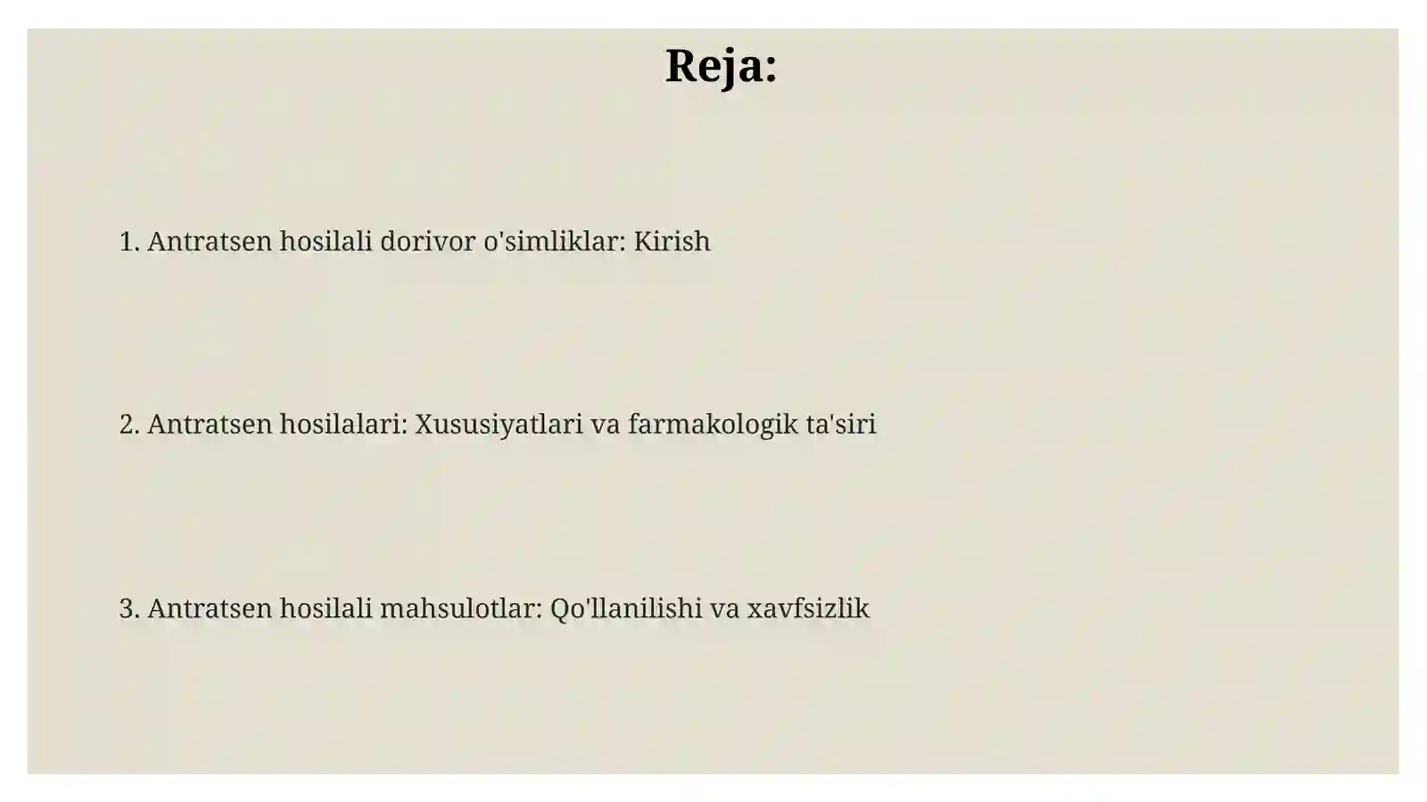 Antratsen hosilalari 2