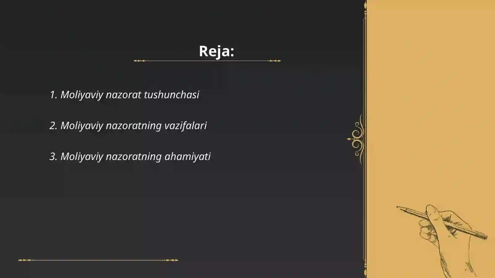 Moliyaviy nazoratning mohiyati zarurligi tashkiliy shakllari 2