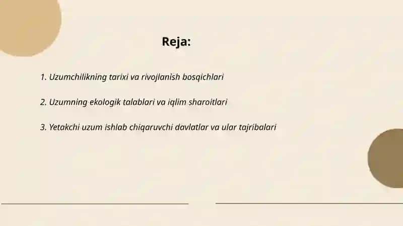 Uzumchilikning tarixi va rivojlanish bosqichlari 2