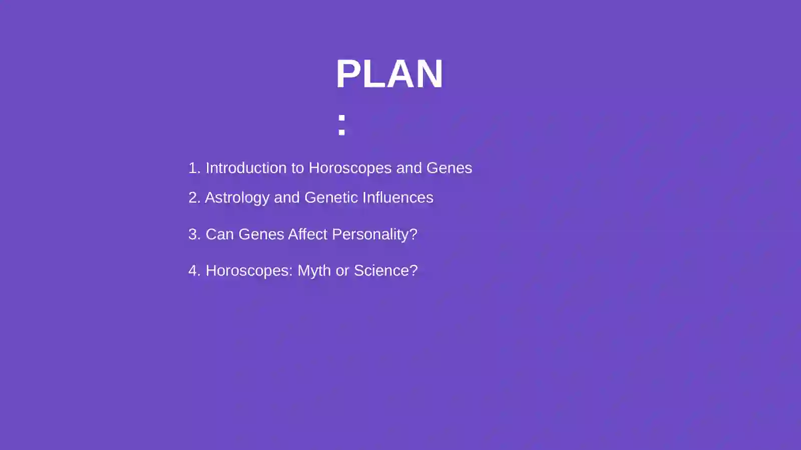 Horoscopes and Genes 2