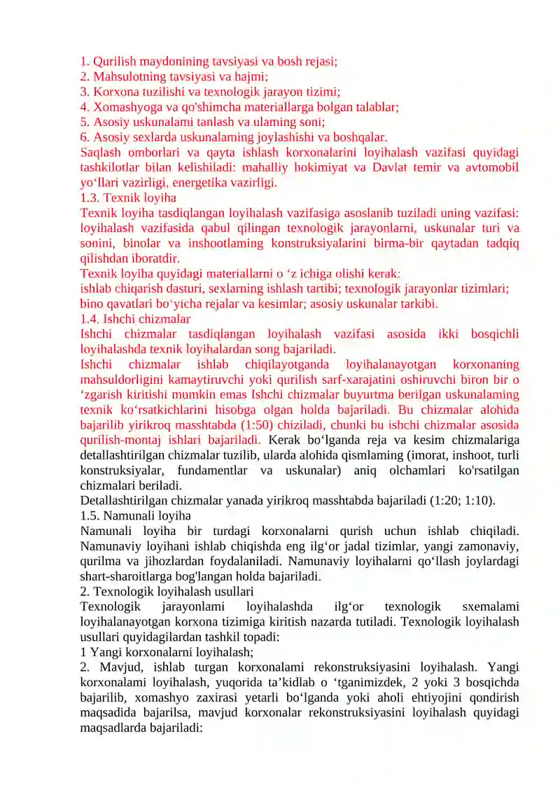 Qishloq xo'jaligi mahsulotlarini saqlash va qayta ishlash korxonalarida 2