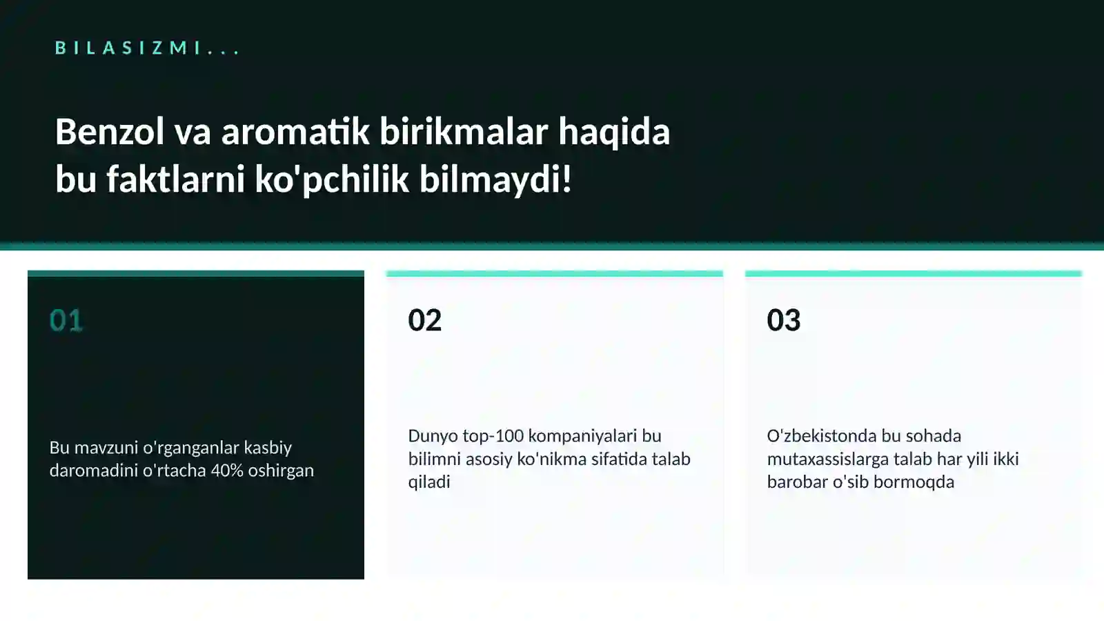 Benzol va aromatik birikmalar 2