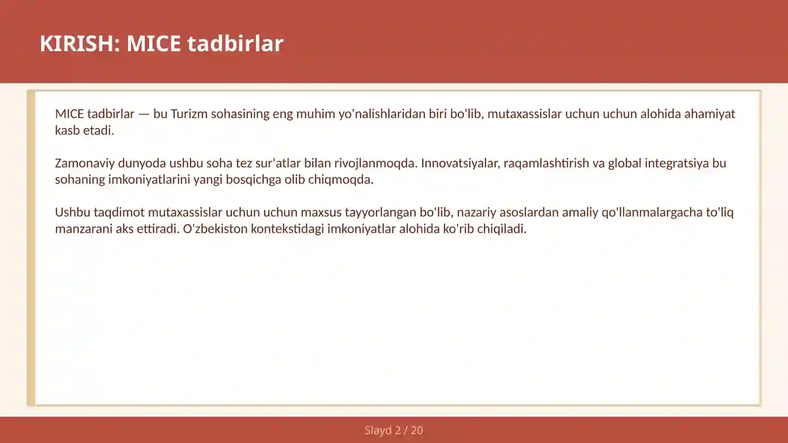 MICE TADBIRLAR 2