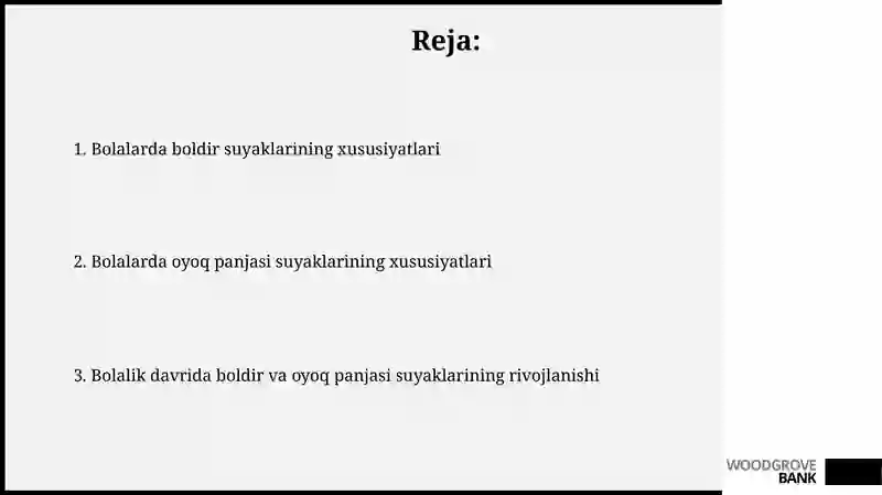 Boldir va oyoq panjasi suyaklari 2