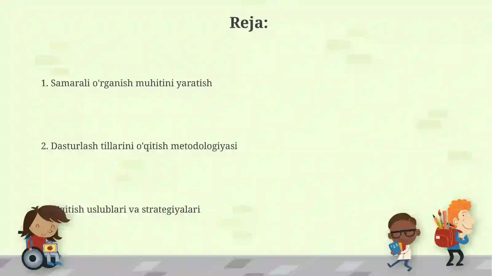 Dasturlash tillari boʻlimini oʻqitish metodikasi 2