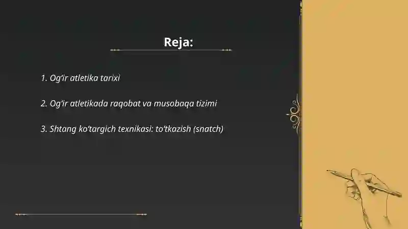 Ogʻir atletika tarixi 2