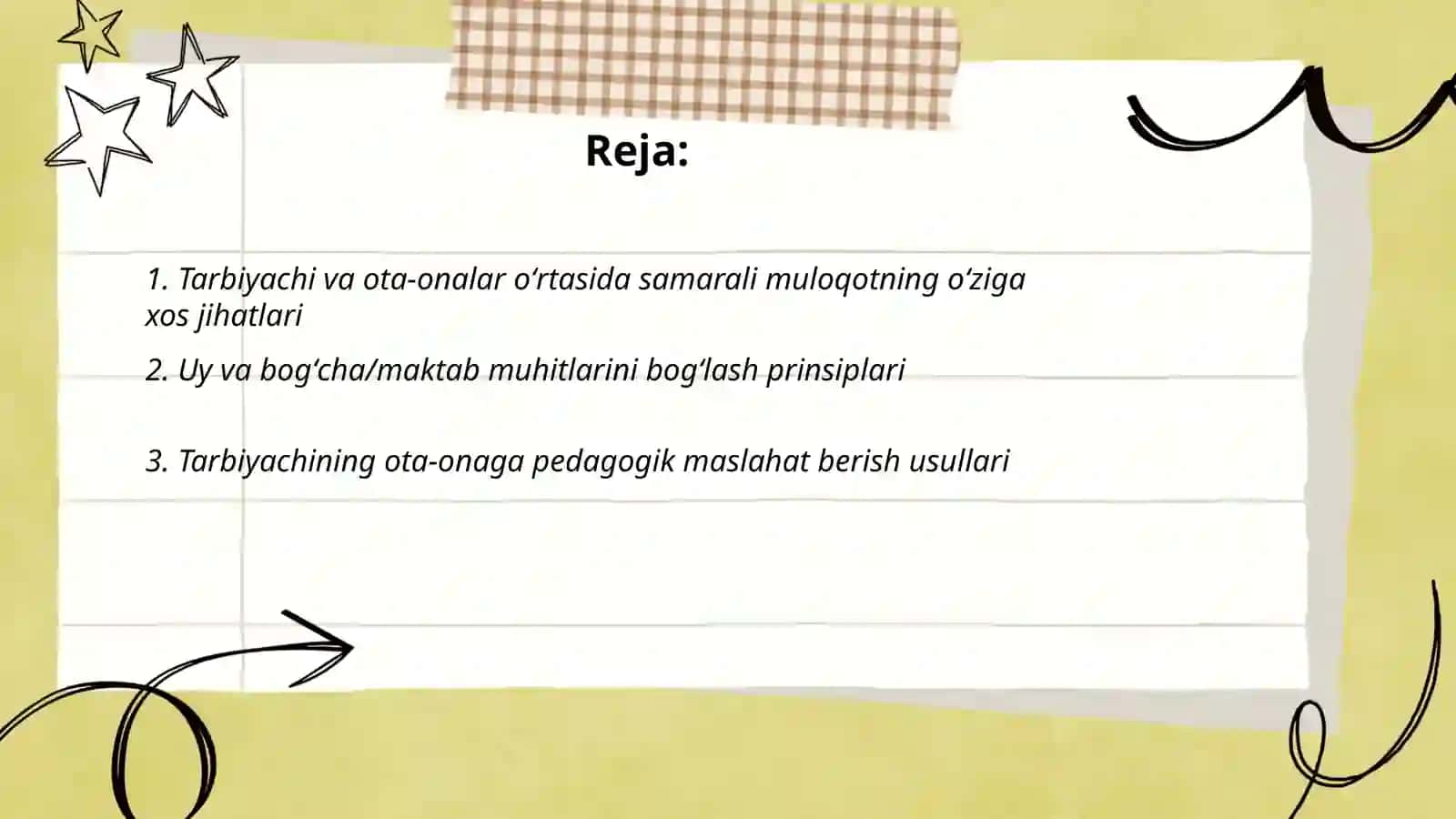 Bolalarni oʻqitish va oʻrgatishda tarbiyachi va ota-onalar hamkorligining oʻziga xosligi 2