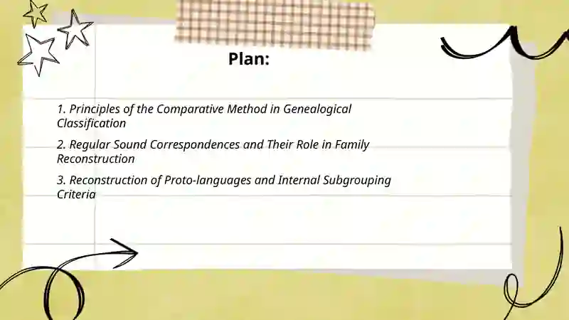 Genealogical Classification of Language 2