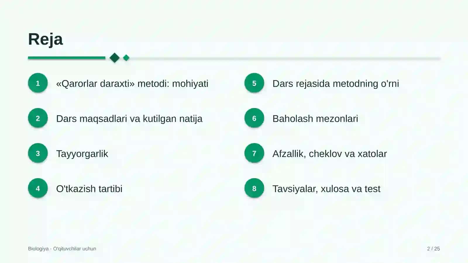 biologiya darslarida qarorlar daraxti metodidan foydalanish 5111 2
