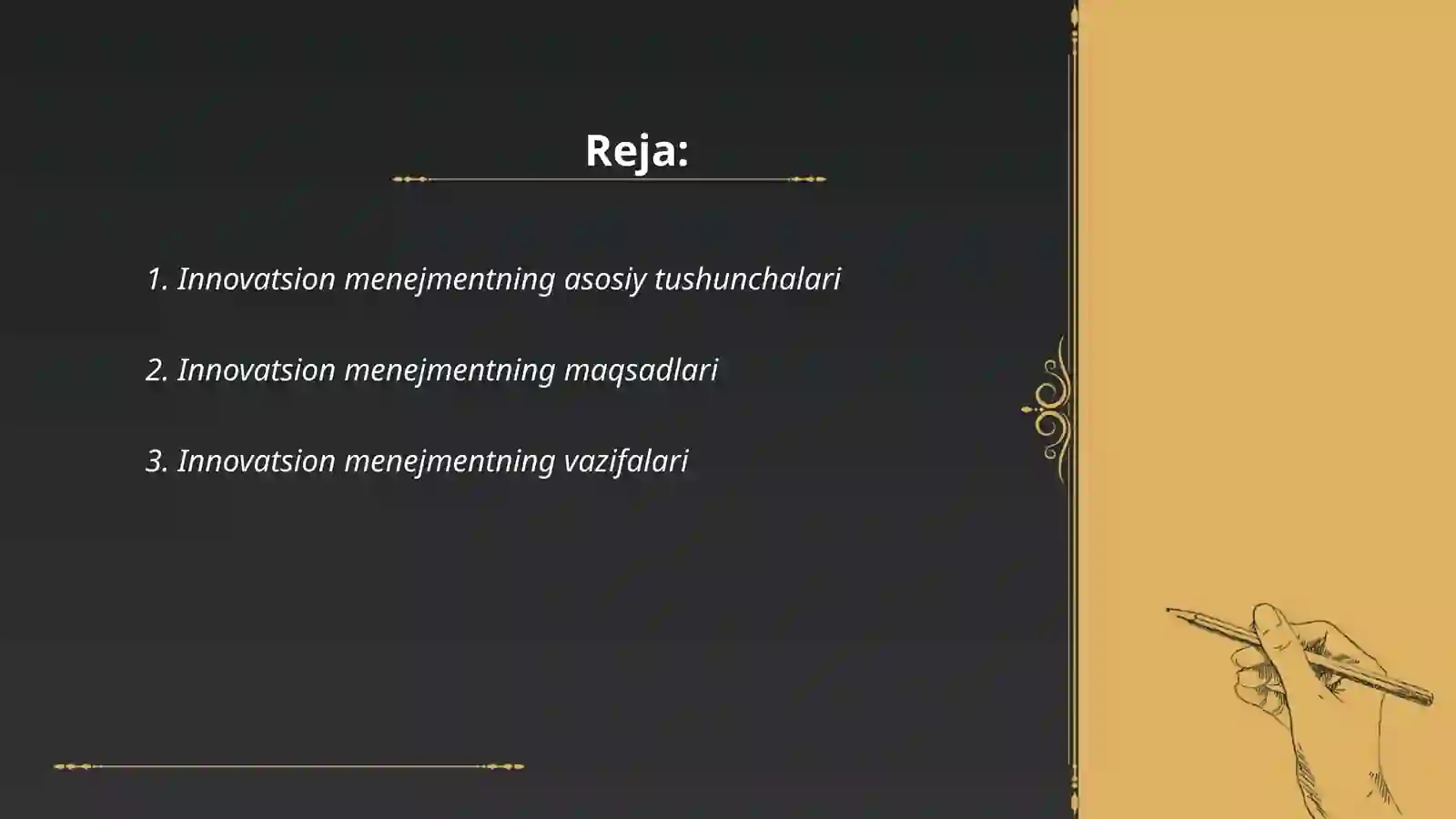 Innovatsion menejmentning asosiy tushunchalari 2