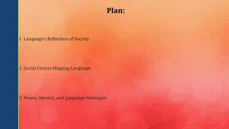 Language and Society 2