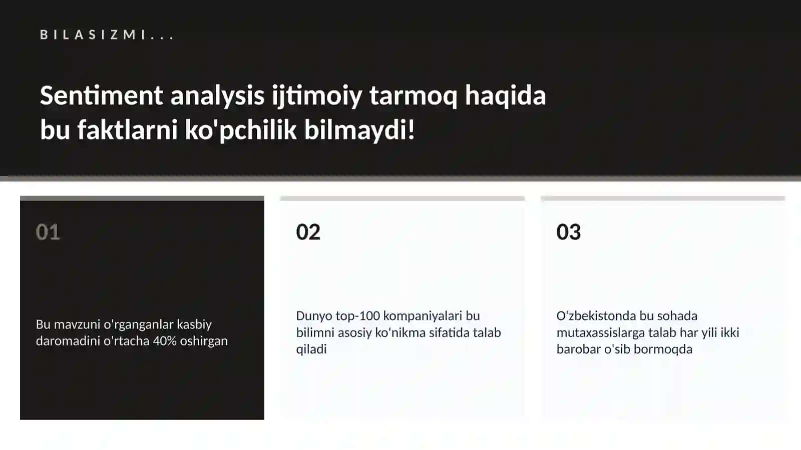 Sentiment analysis ijtimoiy tarmoq 2