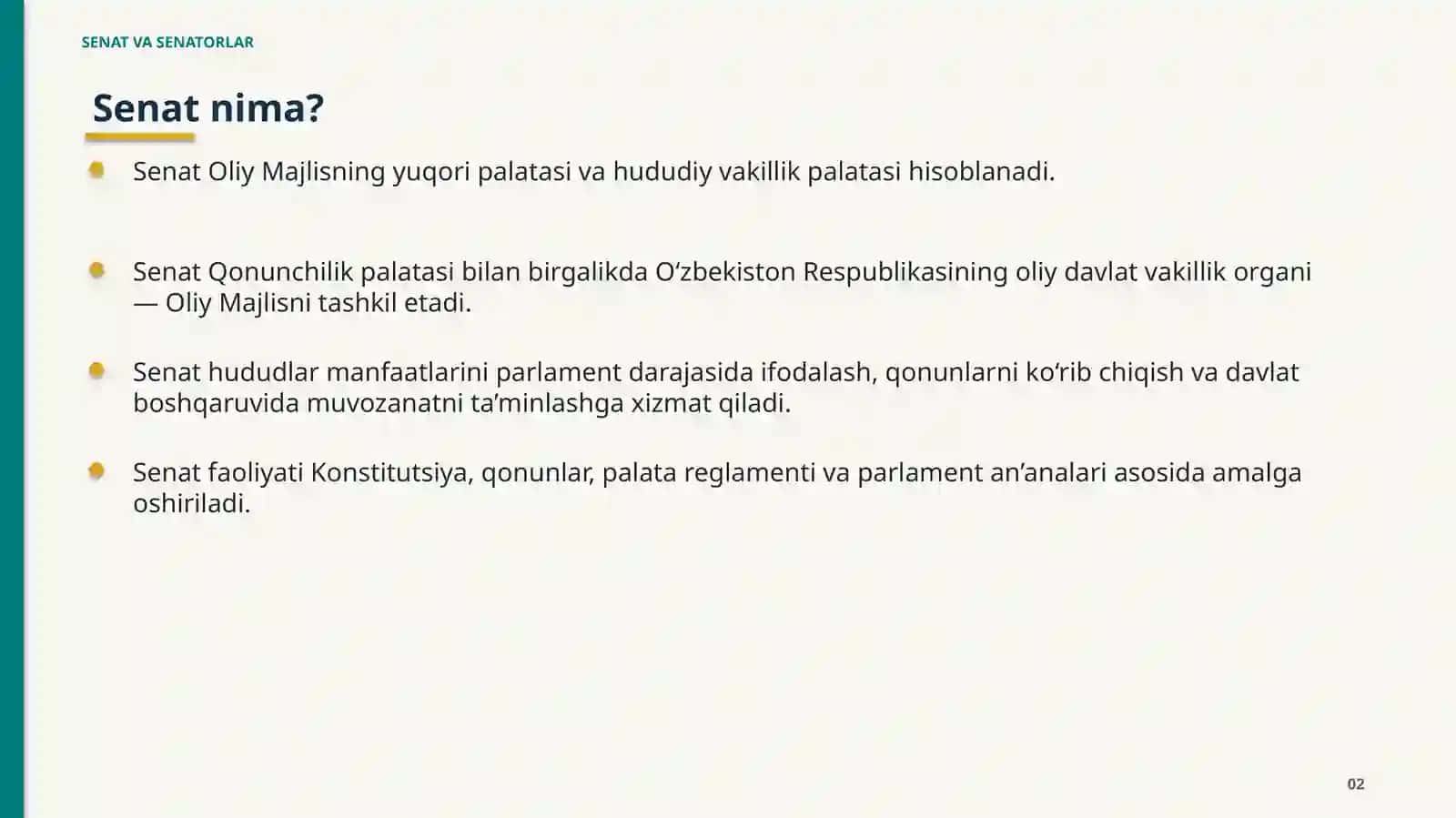 SENAT VA SENATORLAR 2
