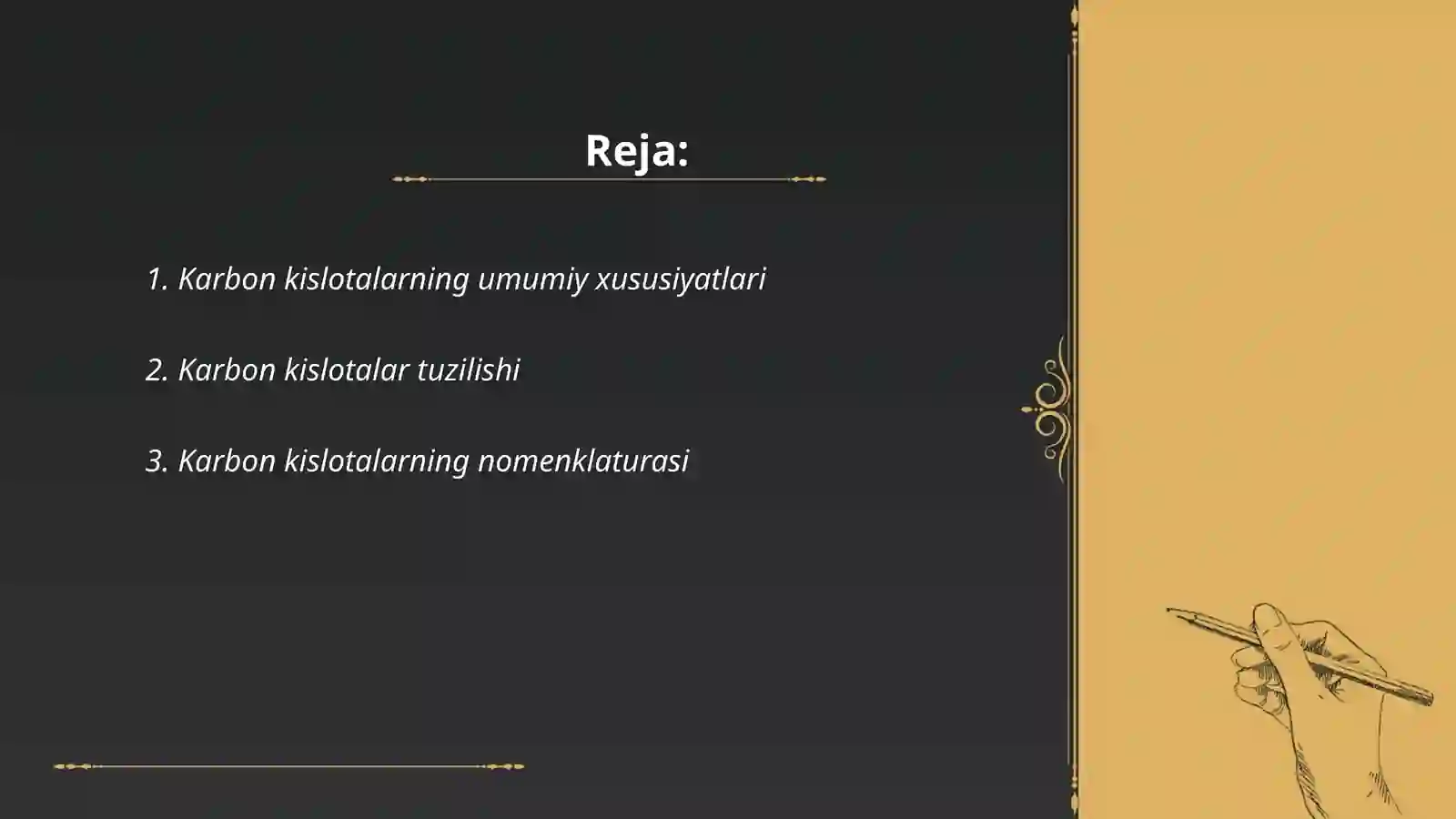Karbon kislotalar 2