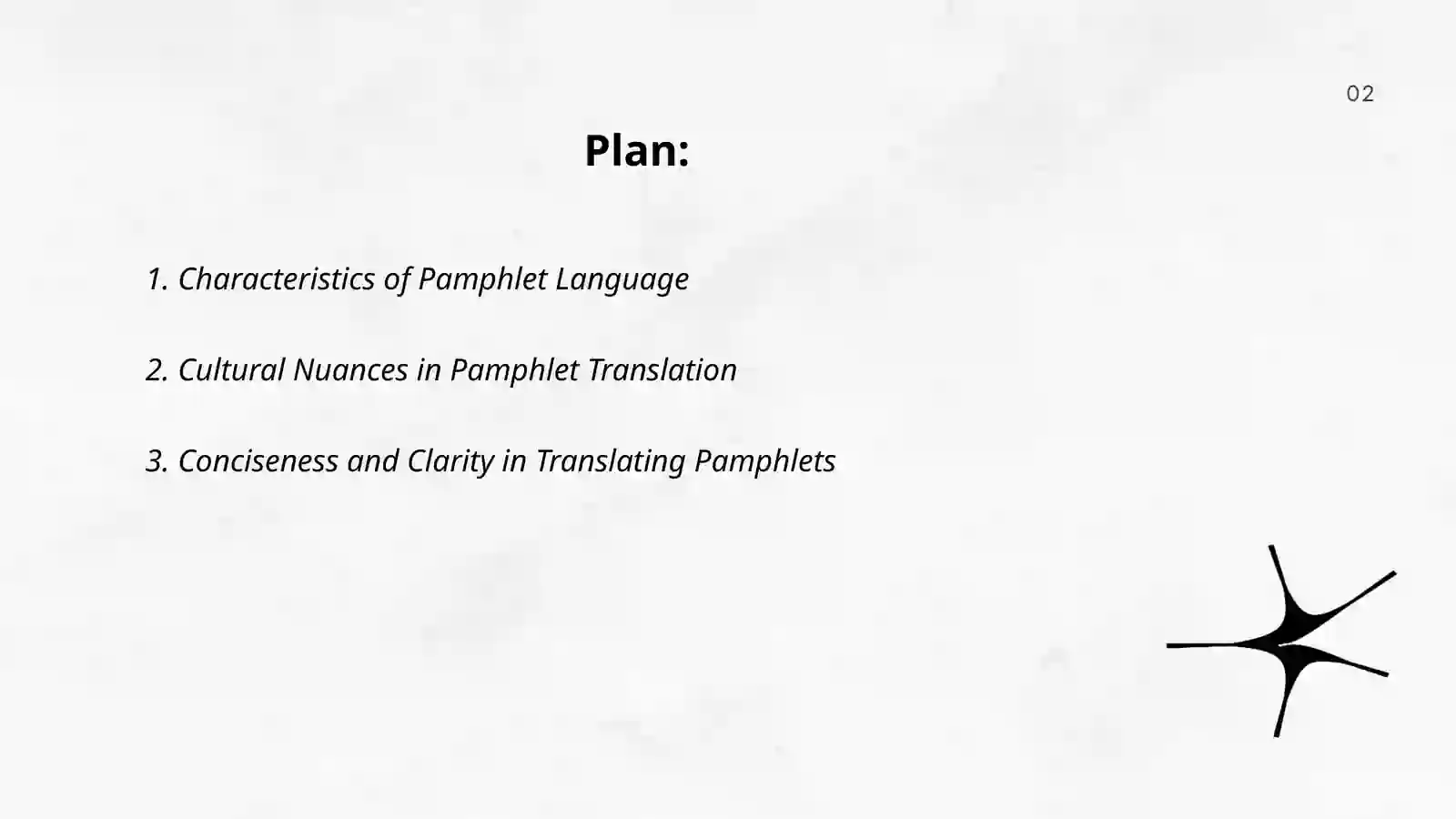 The translarion of pamphlets: peculiarities of pamphlets, the difficulties in translation 2