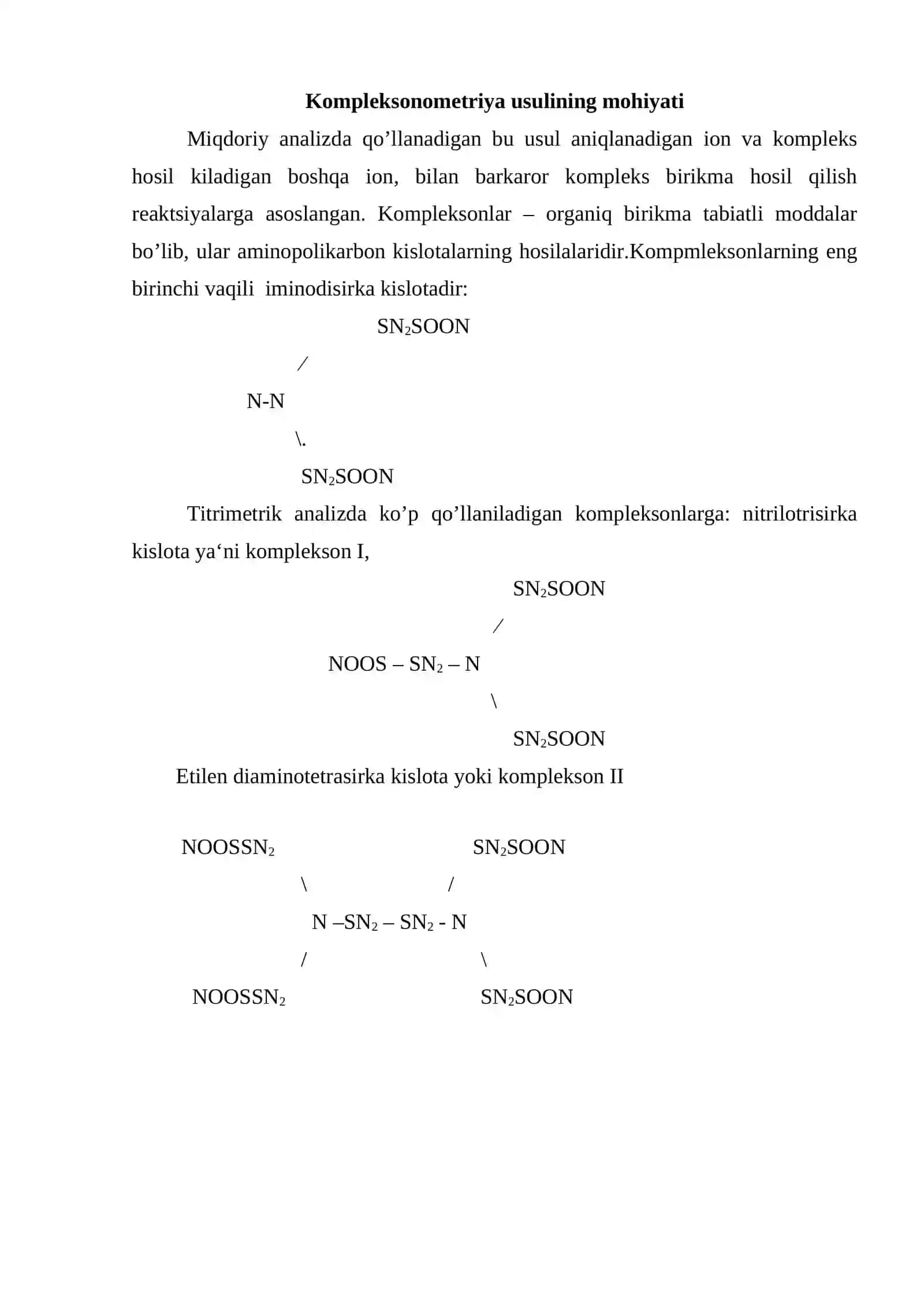 Kompleksonometriya usulining mohiyati 2