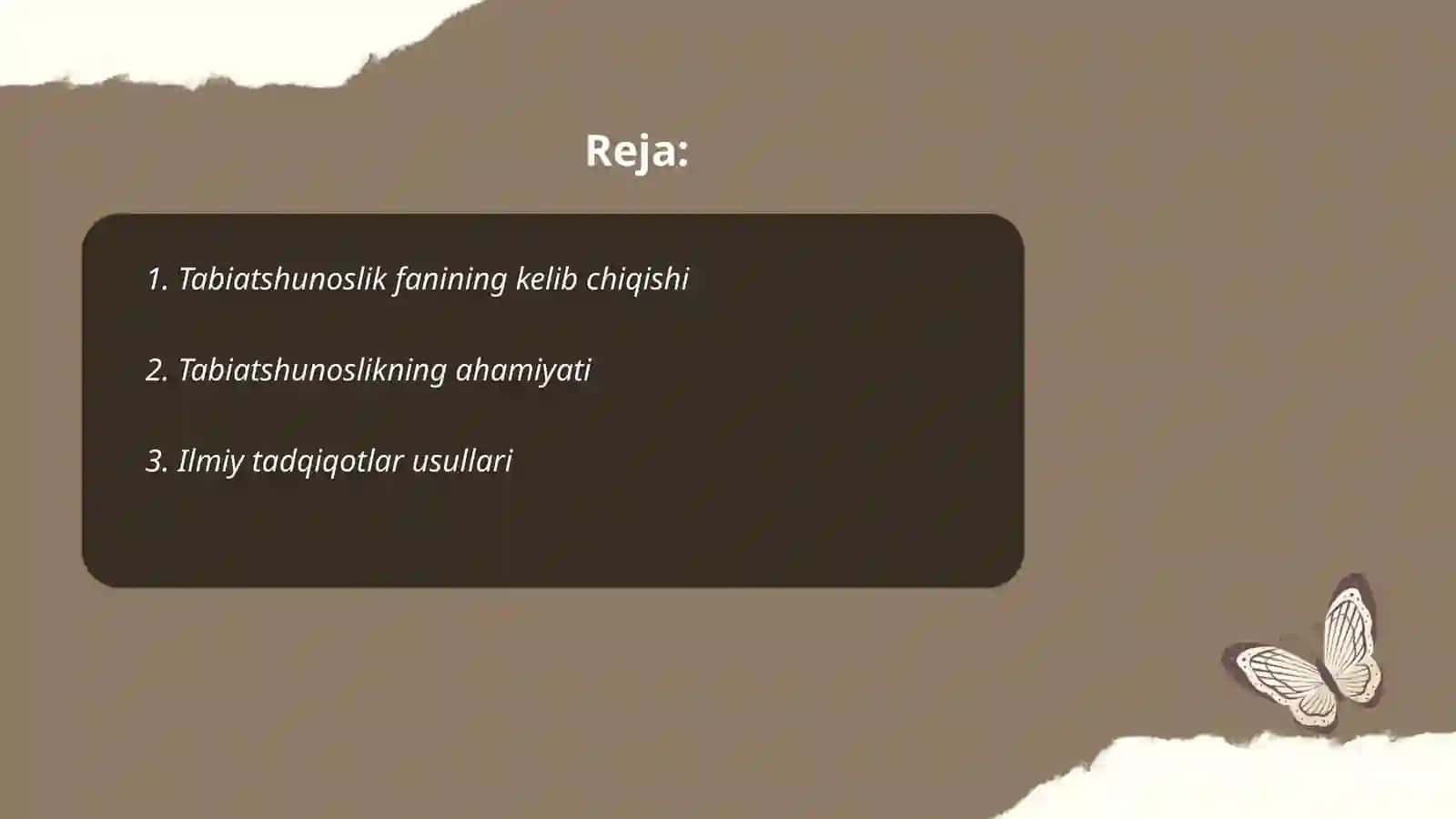 Tabiatshunoslik fanining ahamiyati va uning rivojlanish bosqichlari 2