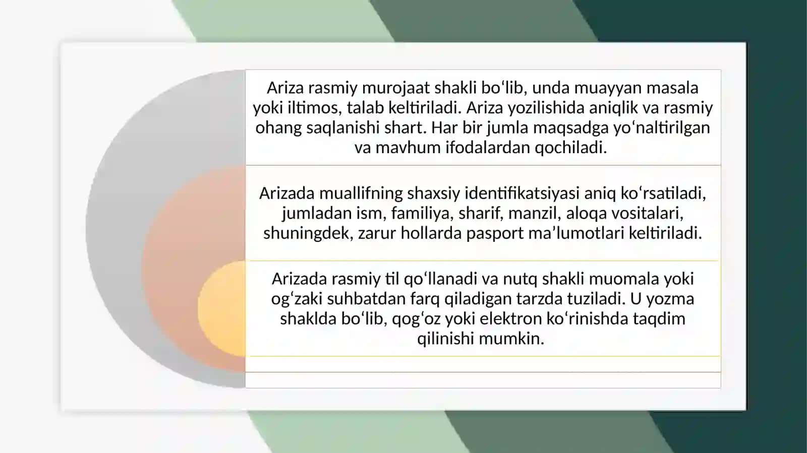 ARIZA TARJIMAI XOLNING YOZILISH USLUBI 2