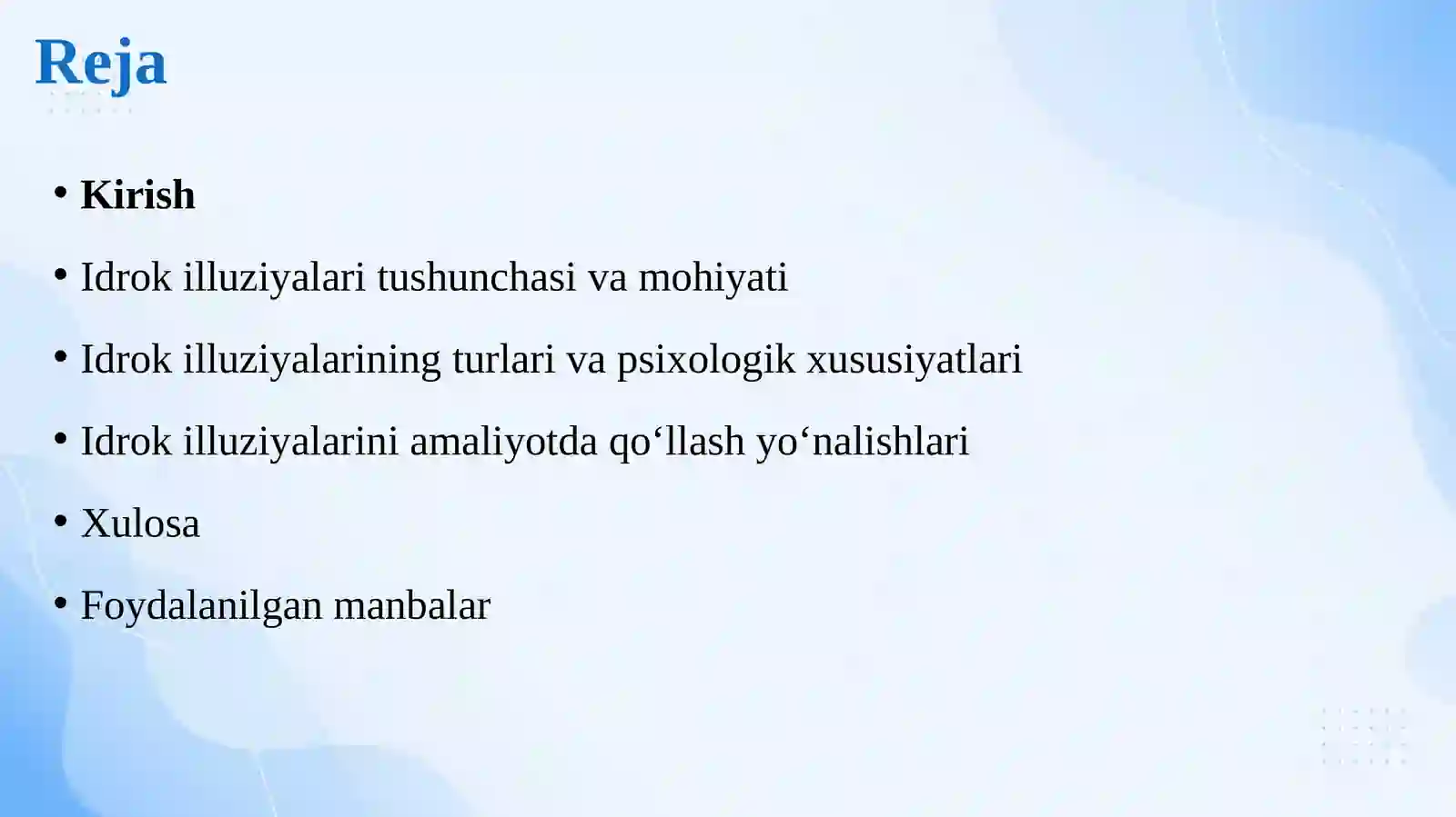 Idrokilluziyalar va ularni amaliyotda qo‘llash 2