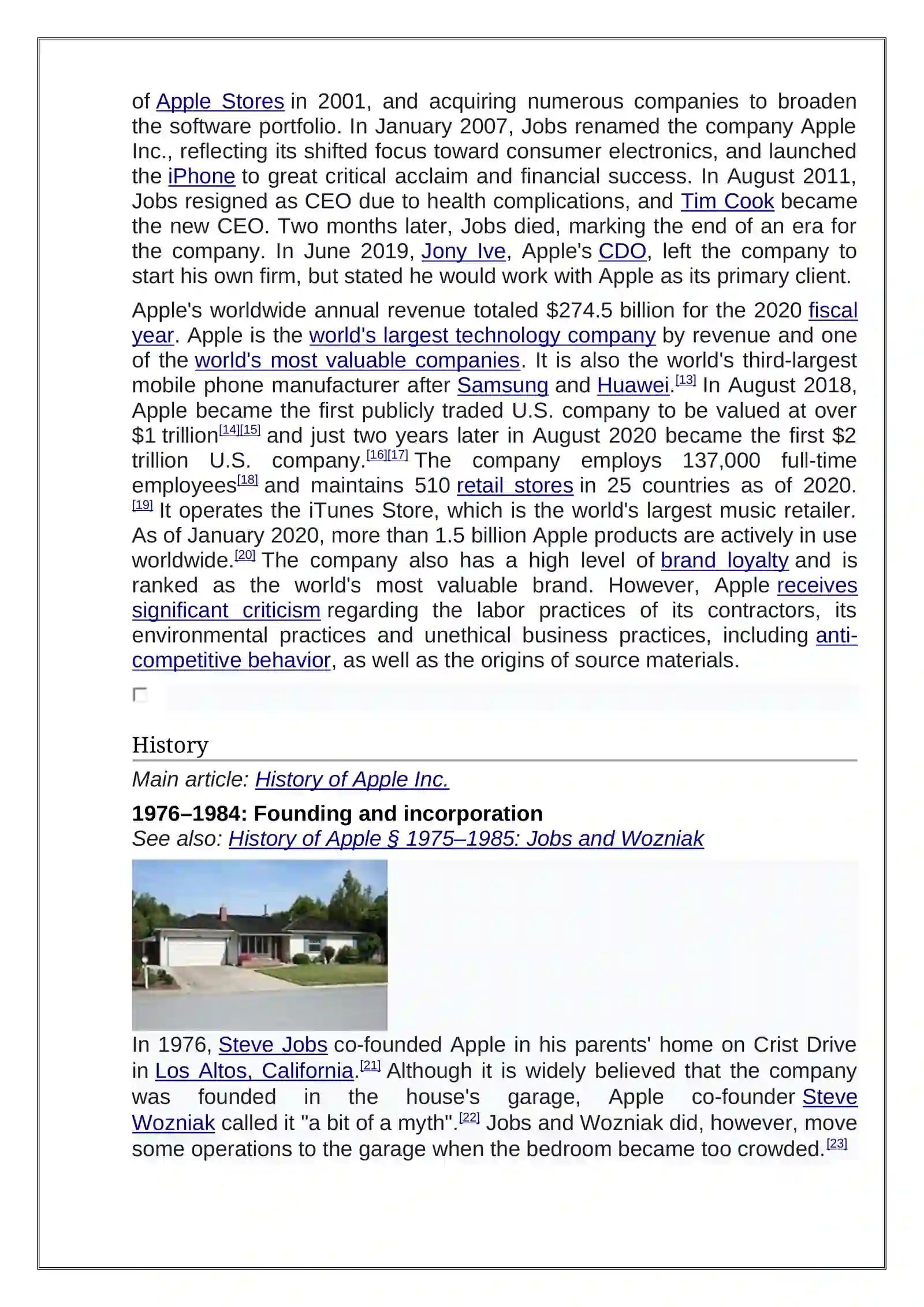 Apple company products 2