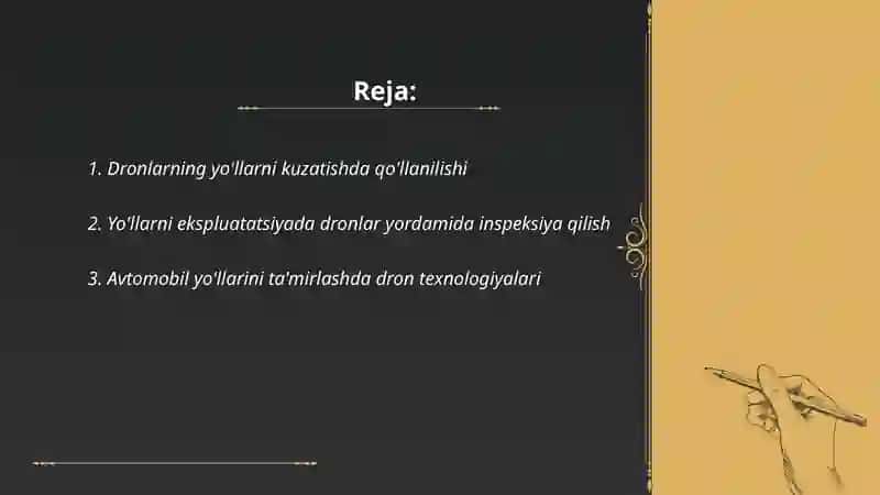 Yo'llarni ekspluatatsiya qilishda dronlardan foydalanish 2