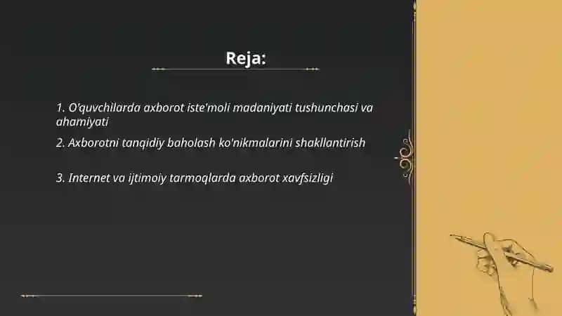 O'quvchilarda axborot iste'moli madaniyatini shakllantirish 2