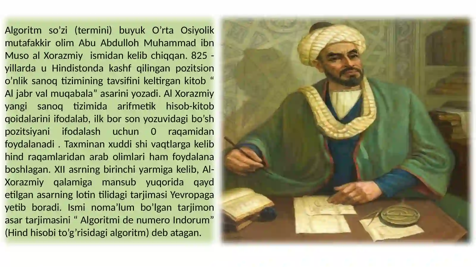 Chiziqli algoritm 2