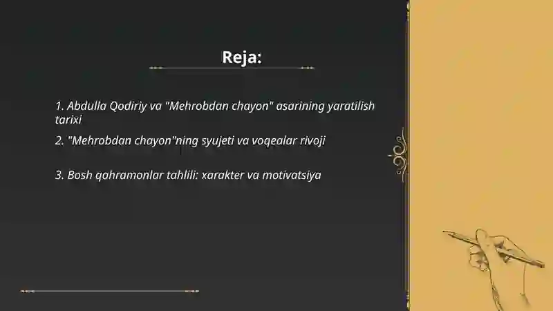 Mehrobdan chayon 2