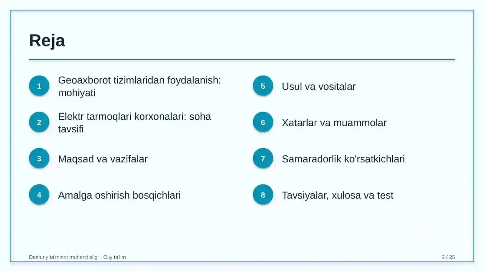 elektr tarmoqlari korxonalarida geoaxborot tizimlaridan foydalanish 9673 2