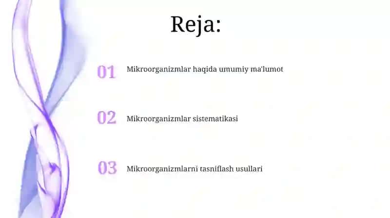 Mikroorganizmlar va ularning sistematikasi 2
