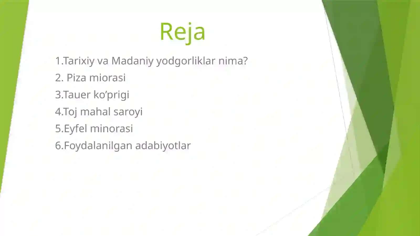 Jahonning mumtoz tarixiy yodgorliklari 2