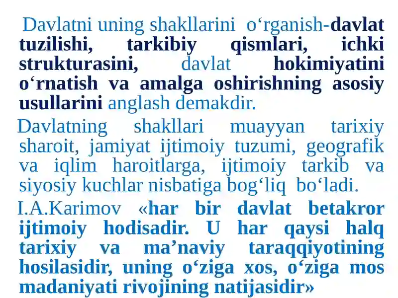 Davlatning shakllari 2