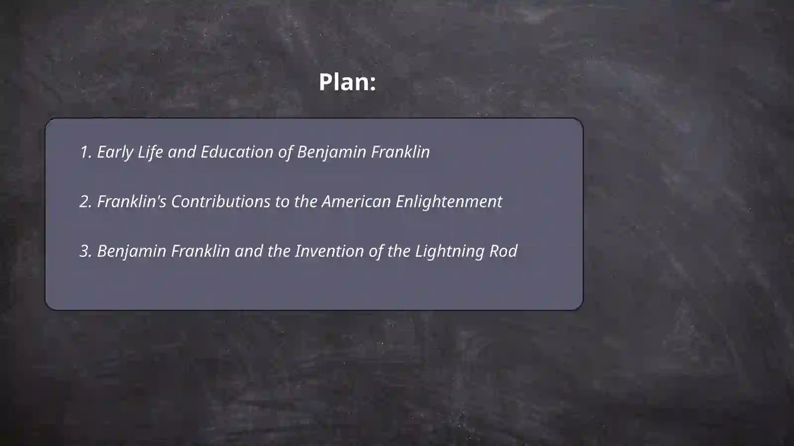 Benjamin Franklin 2