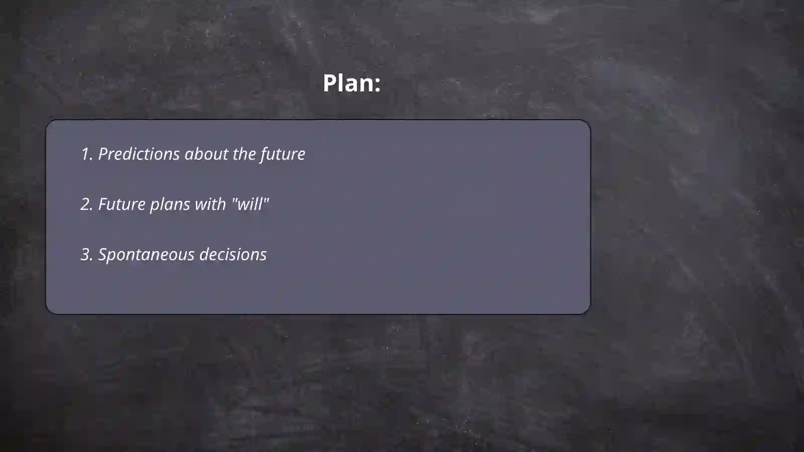 Future Simple 2