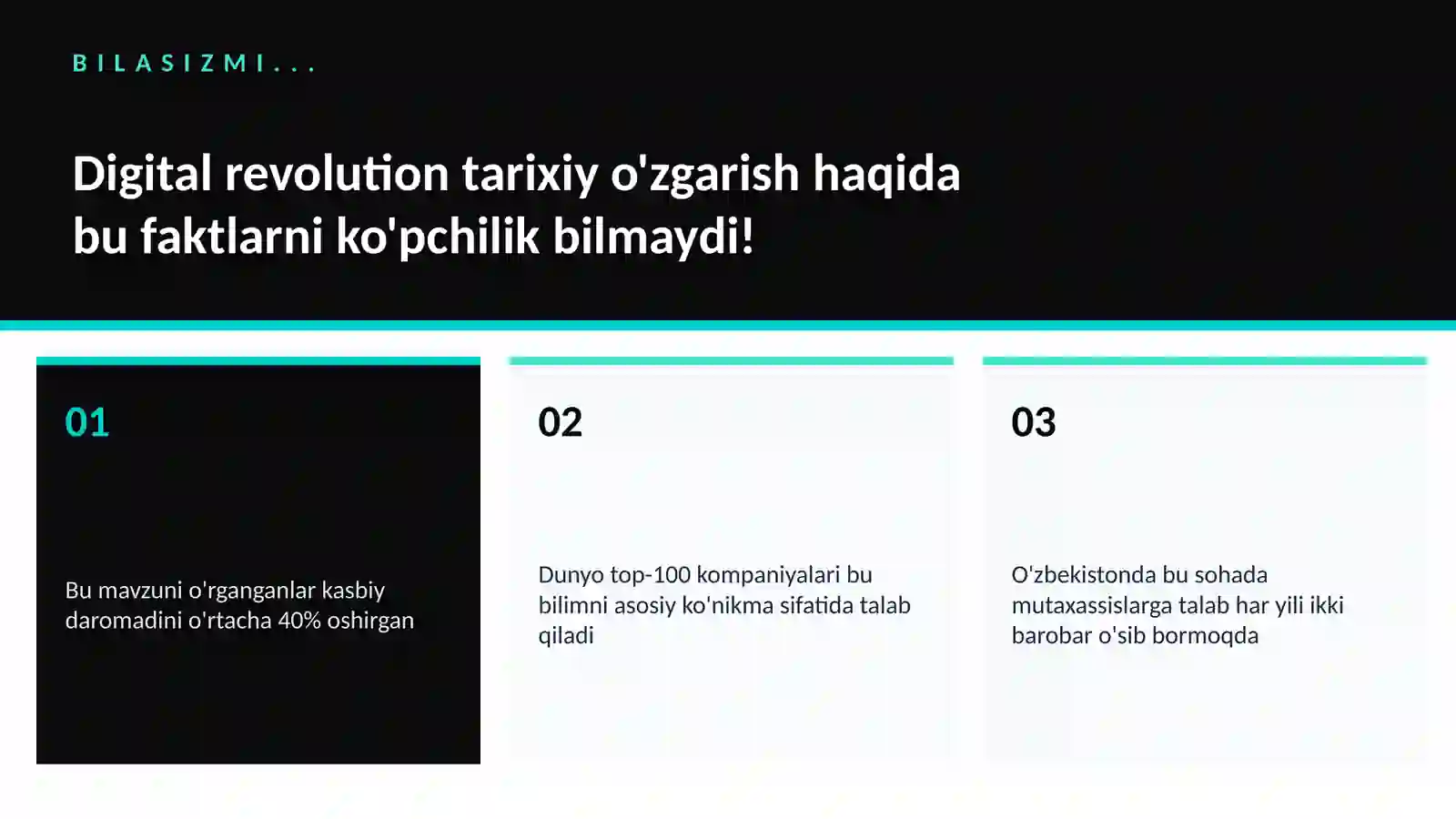 Digital revolution tarixiy o'zgarish 2