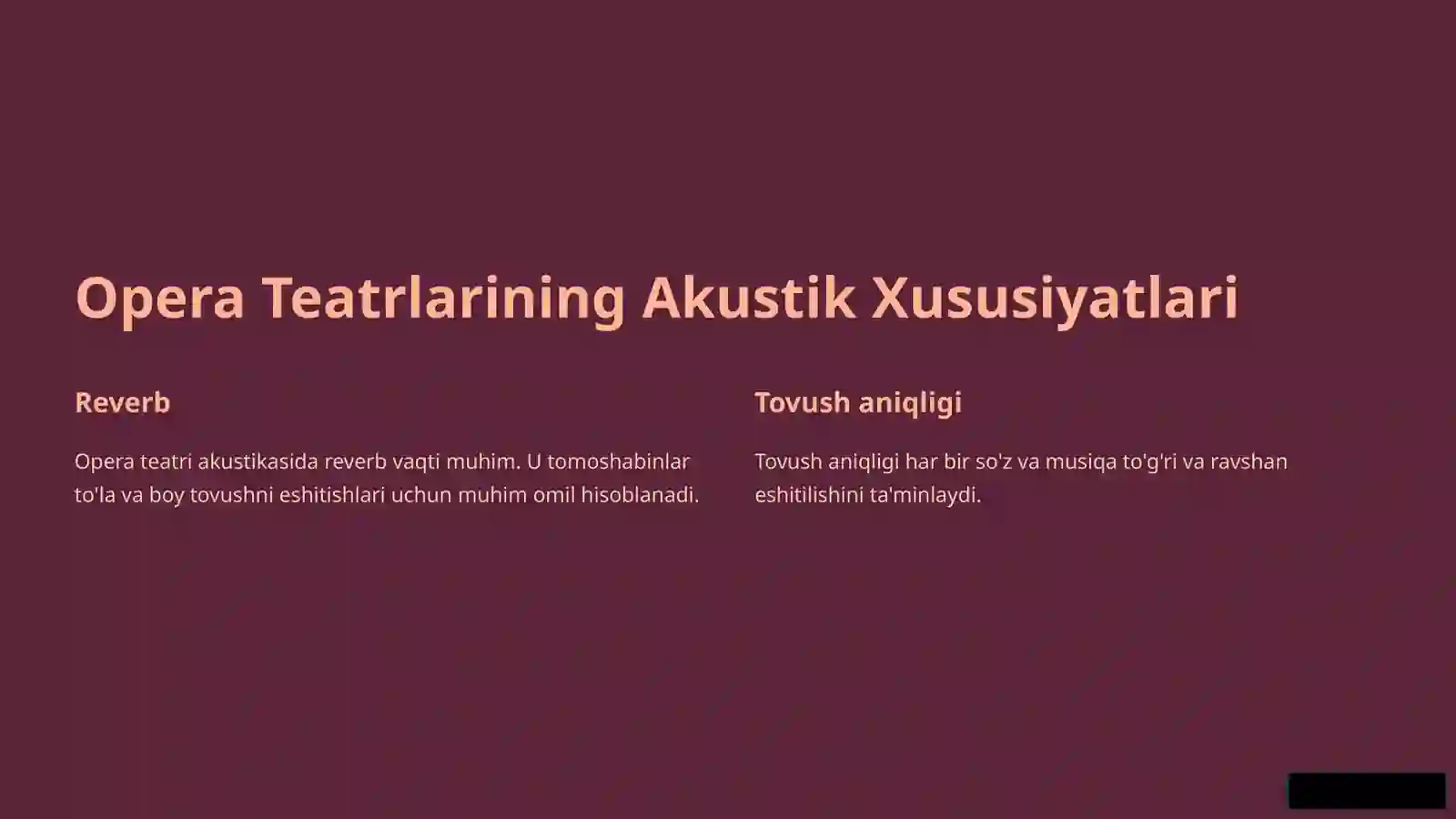 Opera Teatrlarining Akustik Konstruktiv Yechimlari 2