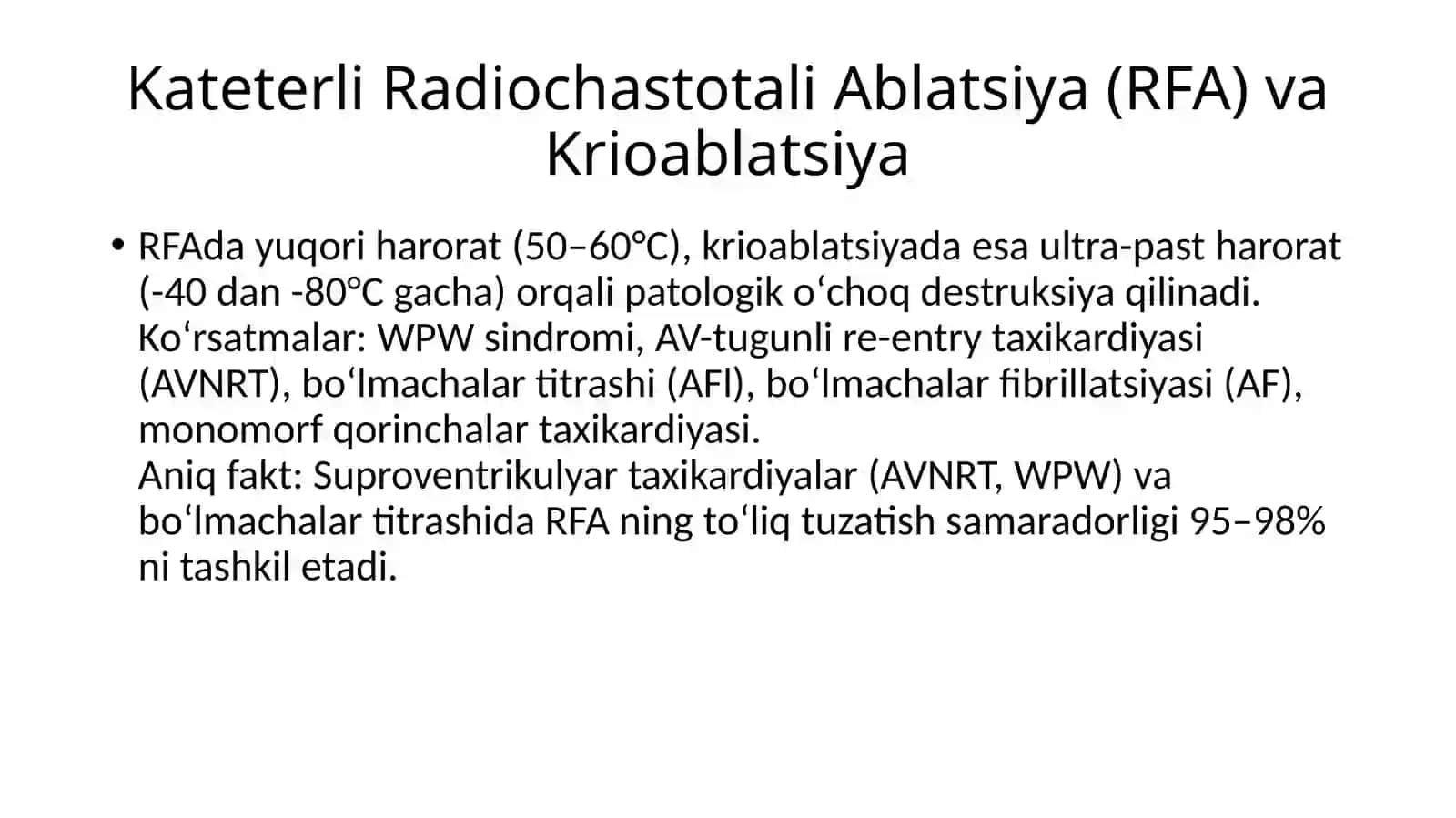 Yurakritm vaoʻtkazuvchanligi buzilishlari 2